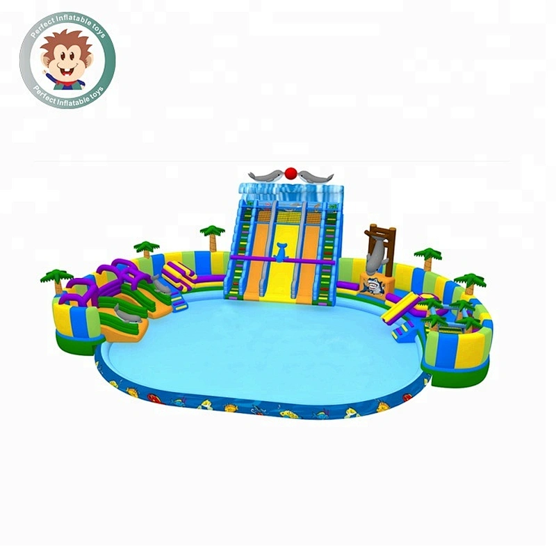 Latest inflatable toys  commercial water slide jumping castles inflatable water slide
