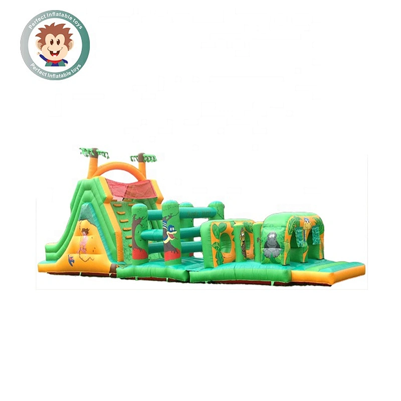 Perfect Inflatable Toys Outdoor Cartoon Boot Camp Wipeout Inflatable Obstacle Course