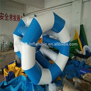Perfect 0.9mm pvc colorful adult pool inflatable toys,inflatable floating wheel for sale