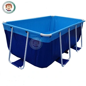 adult size inflatable pool outdoor portable swimming pool with steel stands for sale