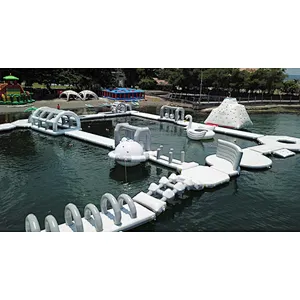 Factory prices Inflatable Water Sports Equipment Floating Aqua Park Game Adult Giant Inflatable Water Park