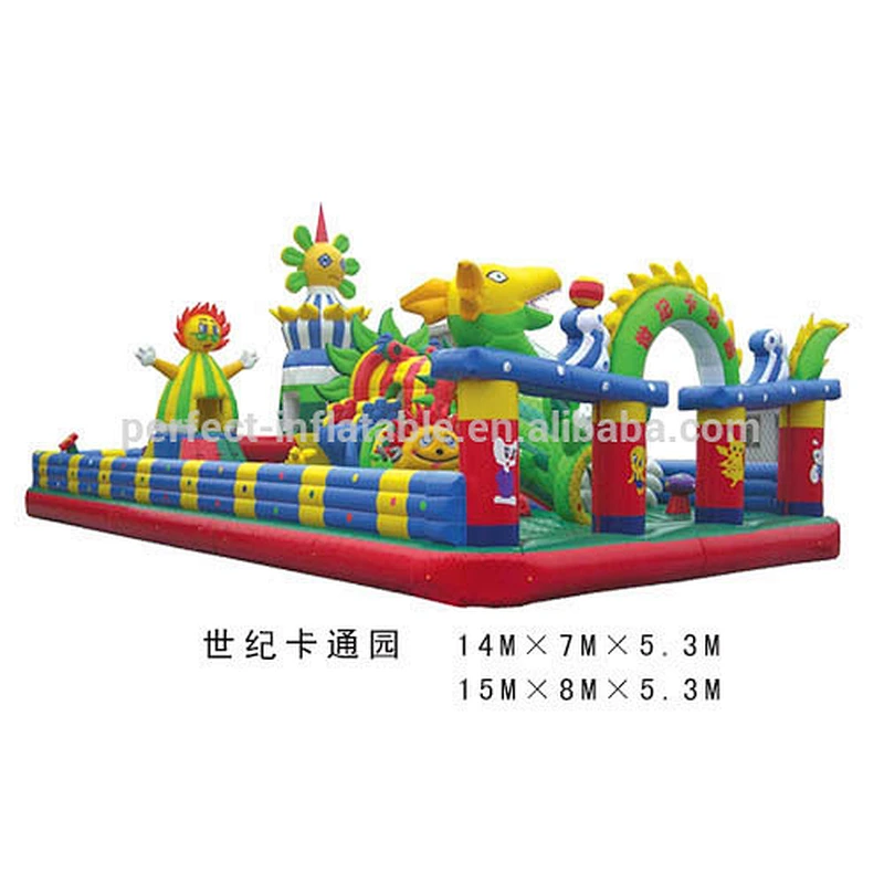 Petty cartoon base inflatable jumping bounce castle