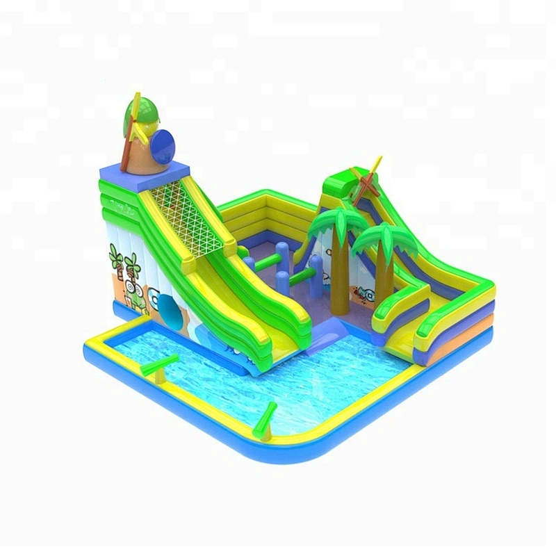 Professional supplies lake inflatable water slide for adult inflatable water slide with pool