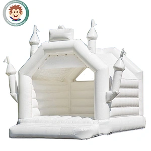 Customized size Inflatable white house bounce house for sale