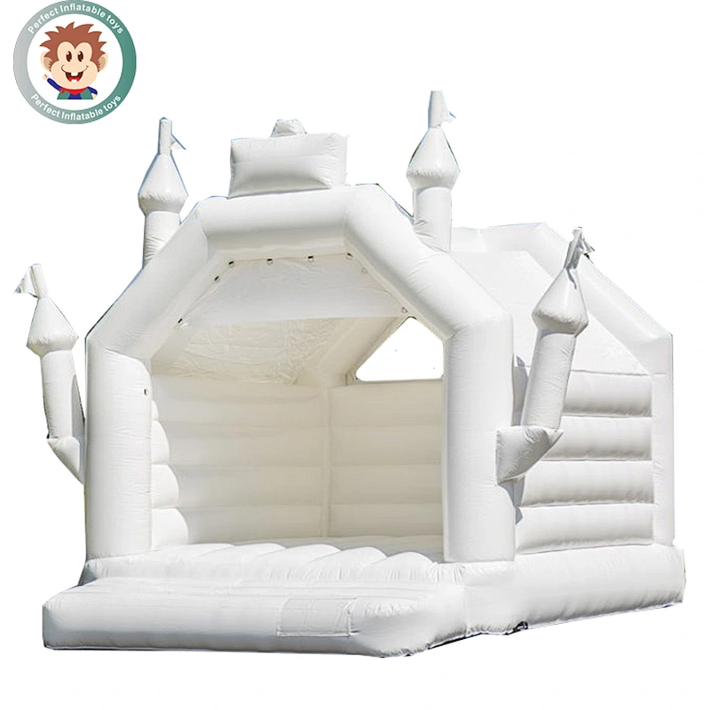 Customized size Inflatable white house bounce house for sale