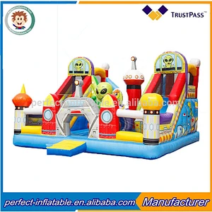 Guangzhou Perfect PVC inflatable castle inflatable fun city bounce house inflatable