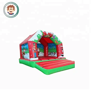 Beautiful led lighting decorative Christmas bounces inflatable Christmas toys  for party