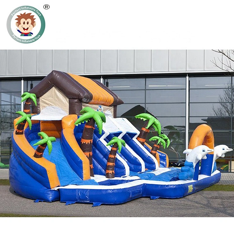 Perfect Inflatable Toys Customized Amusement Park Inflatable Water Park Slide For Sale