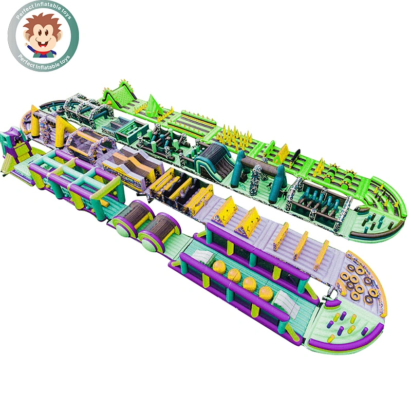 China Commercial Insane 5K The Beast Adult Boot Camp Inflatable Obstacle Course For Sale