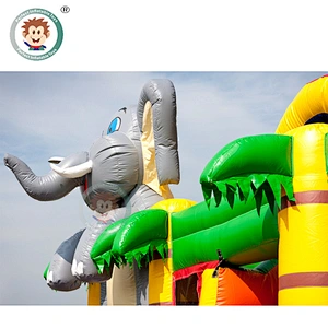 Perfect Inflatable Toys Cartoon Kids Combo Bounce House Castle Inflatable Bouncy Slide