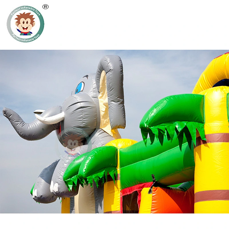 Perfect Inflatable Toys Cartoon Kids Combo Bounce House Castle Inflatable Bouncy Slide