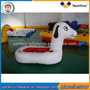 2017 hot sale inflatable water floating bed inflatable water floating playground PVC inflatable floats