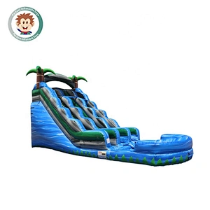 Perfect Inflatable Toys PVC tarpaulin Adults Size Water Pool Inflatable Outdoor Slides