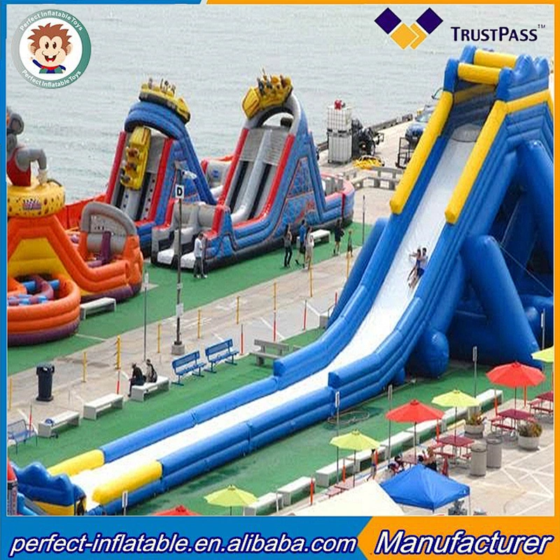 Large inflatable slides, inflatable to stimulate water slides, inflatable adult slides