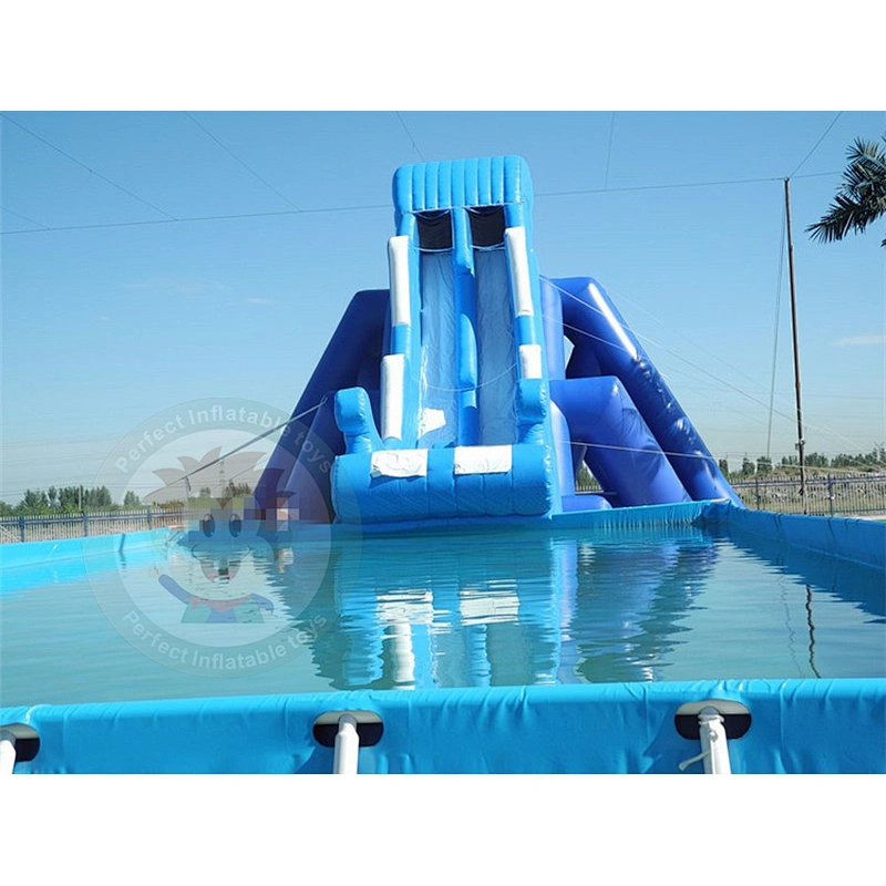 Fashion Design PVC Material Inflatable Slide Swimming Pool For Sale