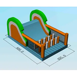 commercial 5k inflatable amusement park obstacle course for kids adults inflatable sport game obstacle tunnel bouncy obstacle