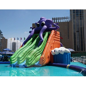 Hot Sale Large Commercial Grade Inflatable Water Slide For Inground Pool