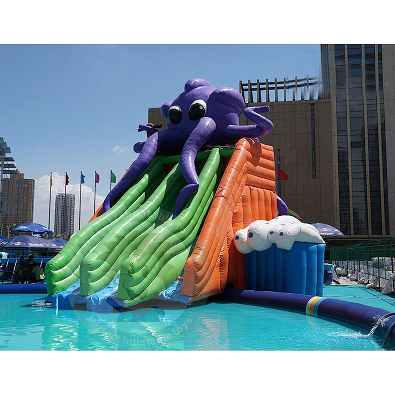Hot Sale Large Commercial Grade Inflatable Water Slide For Inground Pool