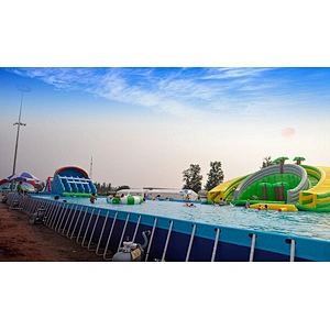 Hot selling inflatable swimming pool , used swimming pool slide
