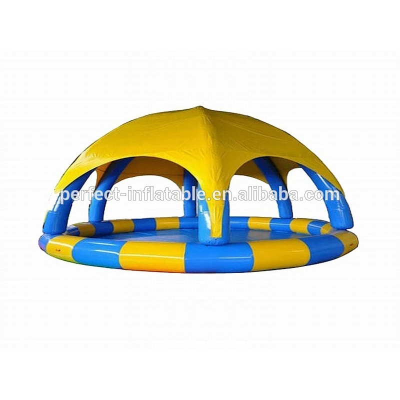 Giant dragon and shark water park adult size inflatable pool floating inflatable boat swimming pool