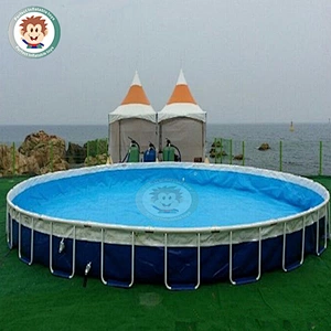 Amazing factory price inflatable indoor swimming pools for sale with holders
