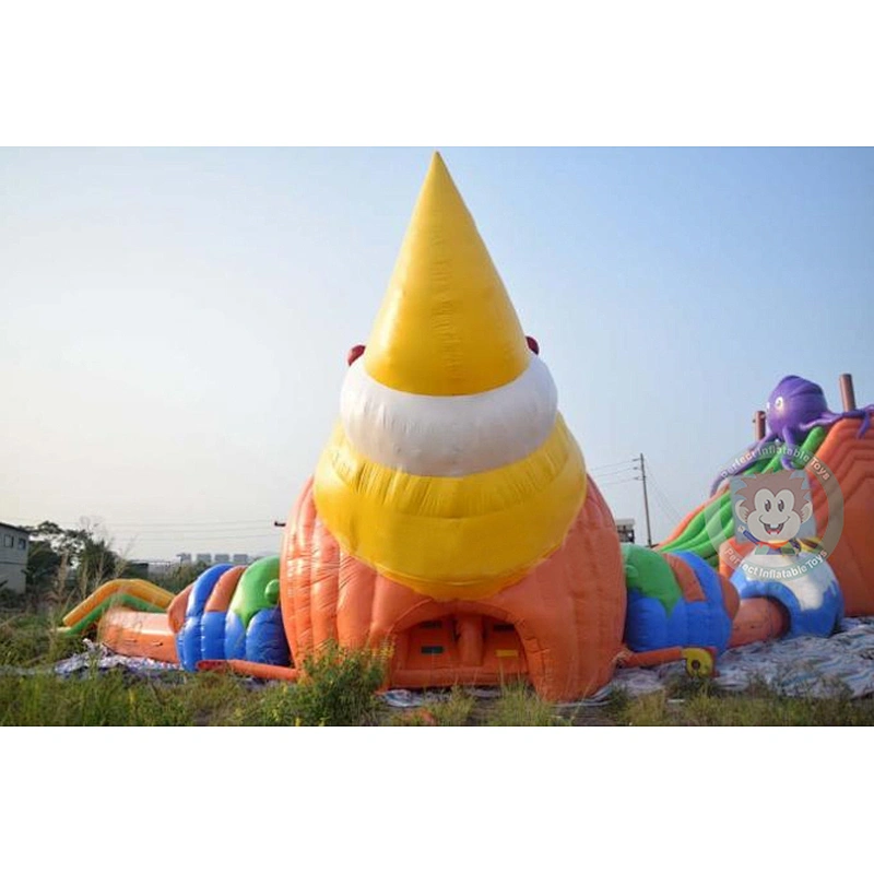 Commercial large inflatable water park slide with pool amusement inflatable water equipment for kids and adults