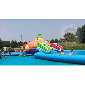 2019 Low Price Hot Popular Inflatable Water Slide For Swimming Pool