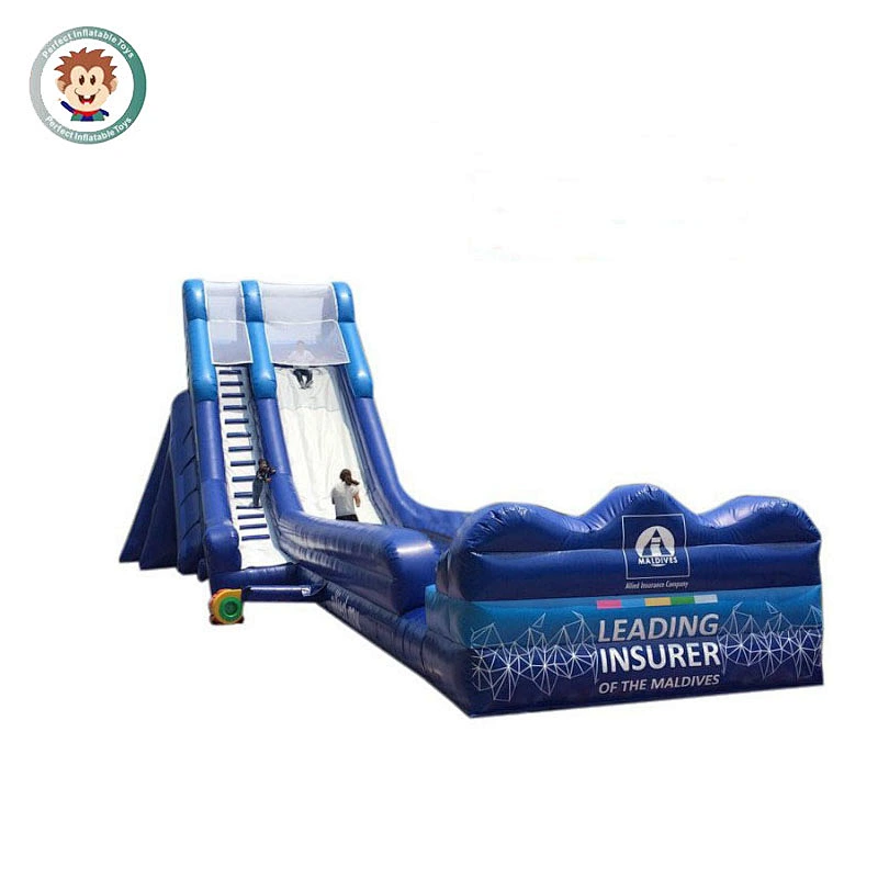 Giant inflatable amusement park inflatable slide combo inflatable water slide with pool for sale for adults and kids
