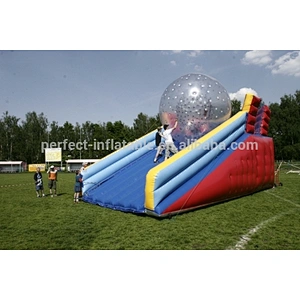 Lovely panda inflatable slip and slide, inflatable jumping bounce and castle