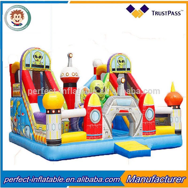 Guangzhou Perfect PVC inflatable castle inflatable fun city bounce house inflatable