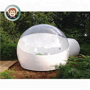 Popular and cheap inflatable clear bubble tent inflatable bubble lodge tent
