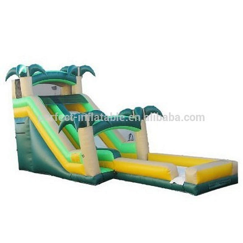 Lovely panda inflatable slip and slide, inflatable jumping bounce and castle