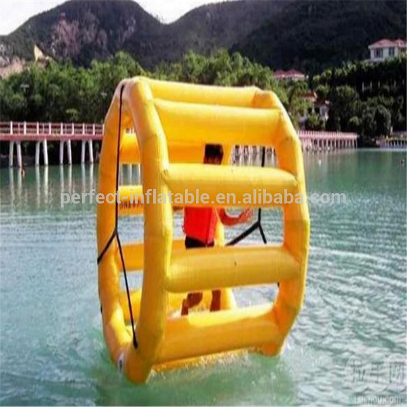 Perfect 0.9mm pvc colorful adult pool inflatable toys,inflatable floating wheel for sale