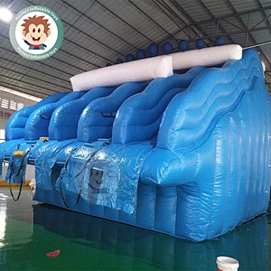 Outdoor New Design Inflatable Playground Slide With Pool For Summer Sale