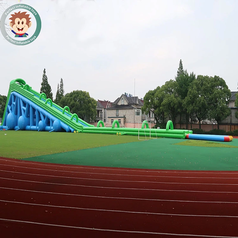 Hot Sale Amusement Park 1000 ft Slip N Slide Inflatable Water Slide The City