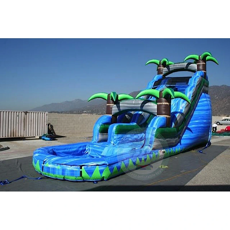 Summer Outdoor  Large Water Park Used Fiberglass Water Slide For Sale