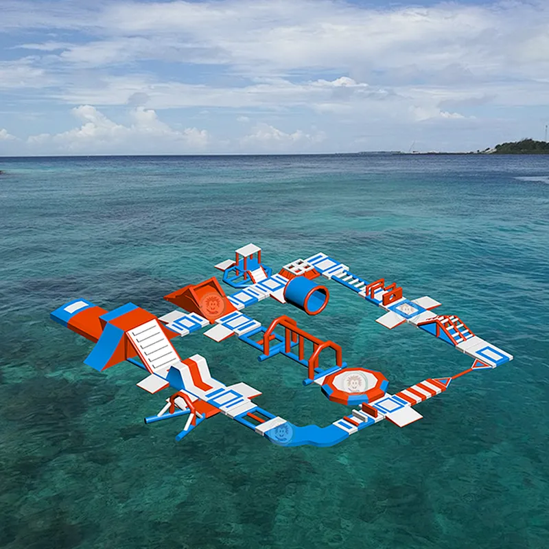 Perfect Toys 0.9mm PVC Portable Inflatable Water Park Giant Water Amusement Park for sale