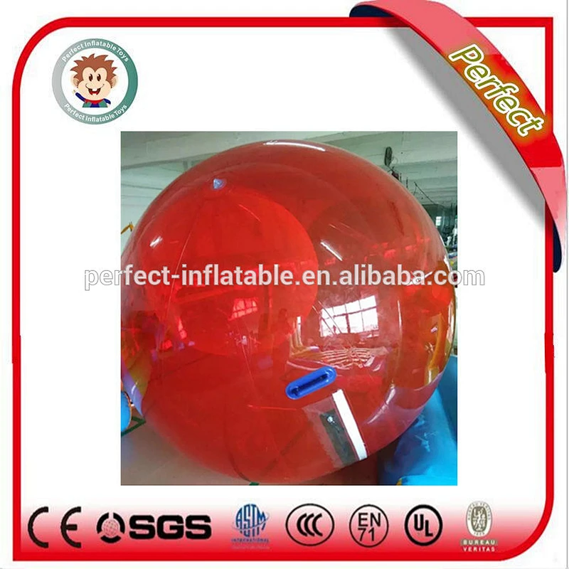Funny adult pvc inflatable ball person inside inflatable water ball