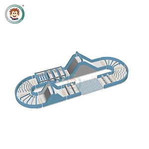 China Guangzhou Custom Portable Inflatable 5K Kids Inflatable Obstacle Course For Sale