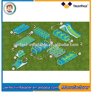 Hot selling 5K Insane Inflatable Obstacle Course For Running Race