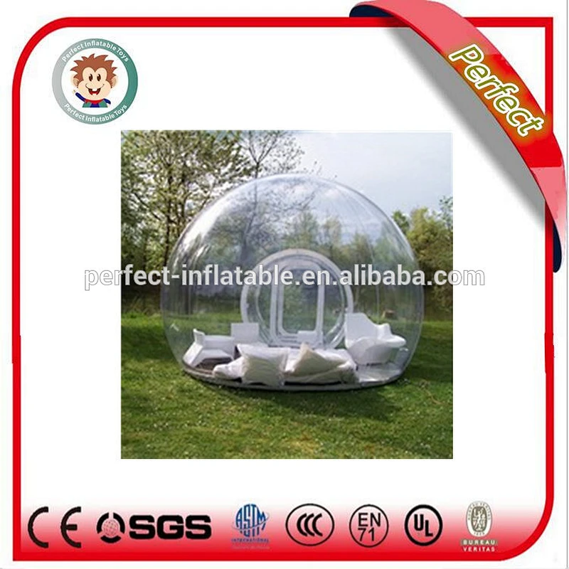 China manufacturer clear inflatable lawn tent inflatable clear dome tent