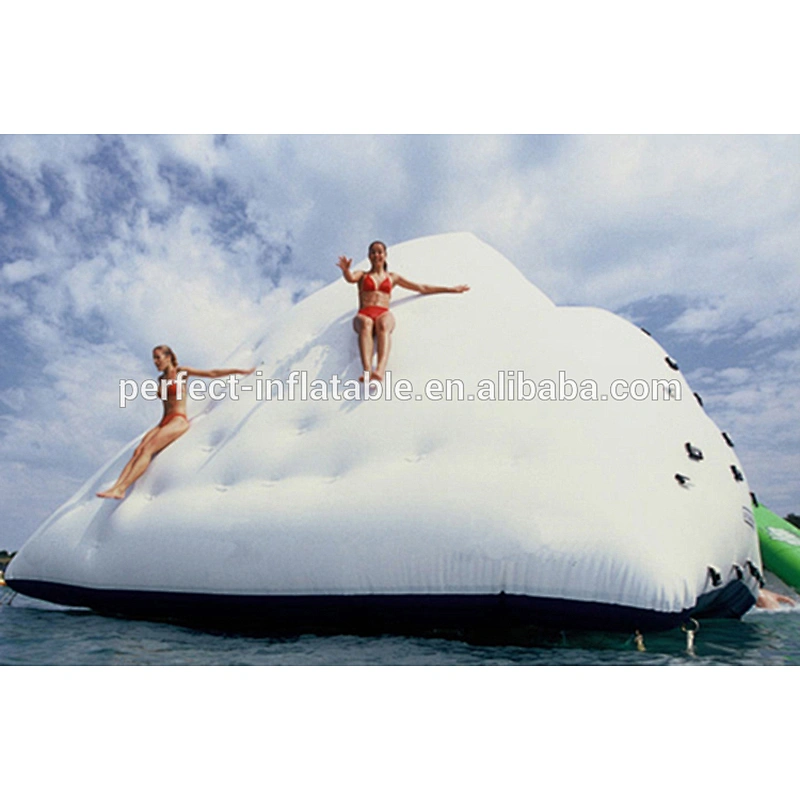 Inflatable floating water Iceberg Inflatable Water Rock Climbing wall adult climbing wall