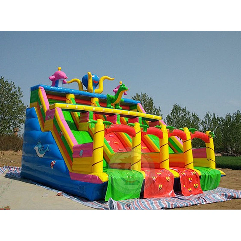Factory Price  Commercial Swimming Pool  Inflatable Water Slide For Sale
