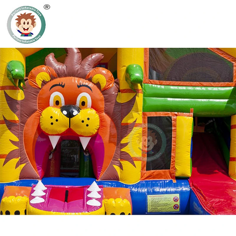 Perfect Inflatable Toys 6*5*3.5M Commercial Inflatable Bounce House With Roof