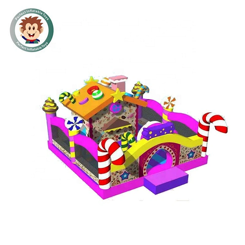 Perfect Inflatable Toys Christmas Customized Bouncy Castle Candy Inflatable Bounce House