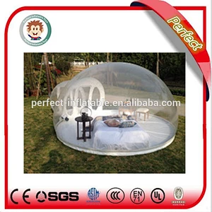 Popular and cheap inflatable clear bubble tent inflatable bubble lodge tent