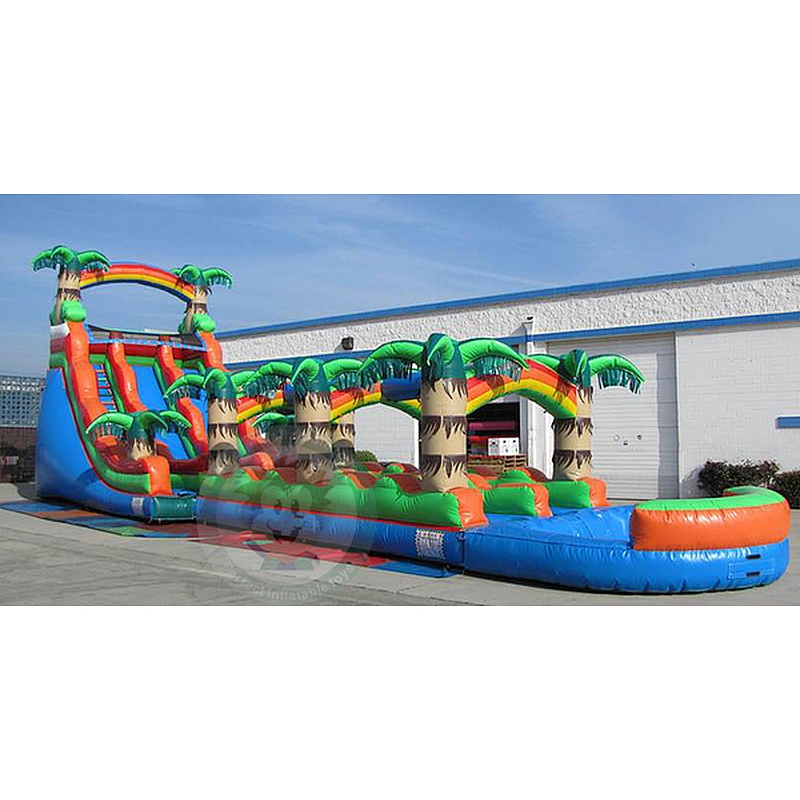 Factory Direct Summer Water Games Elasticity Plastic Water Slide For Kids Use