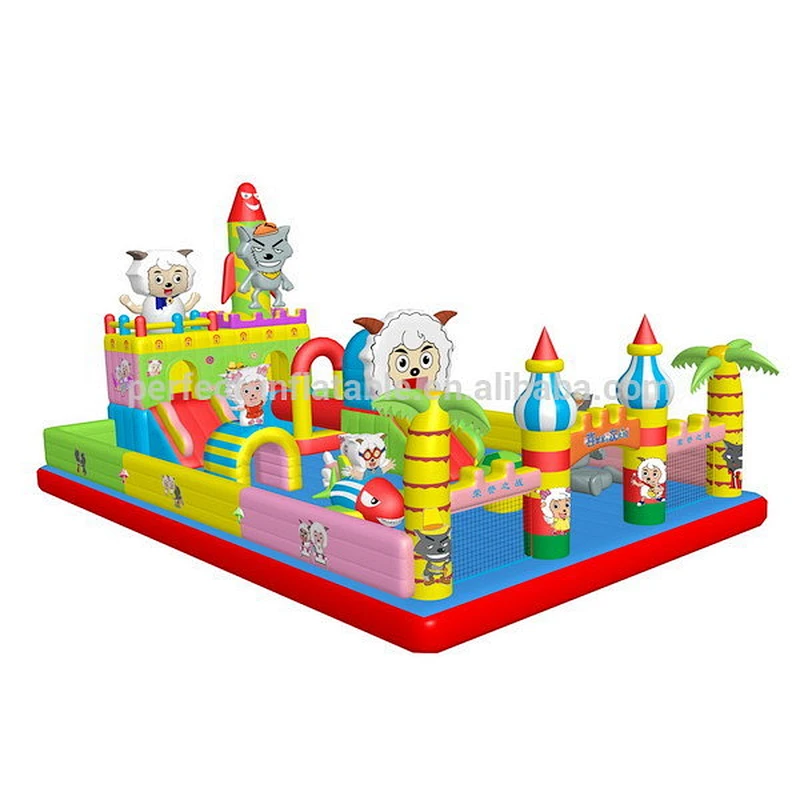 Beautiful Inflatable Play House with Telescope, Play Area and Slide