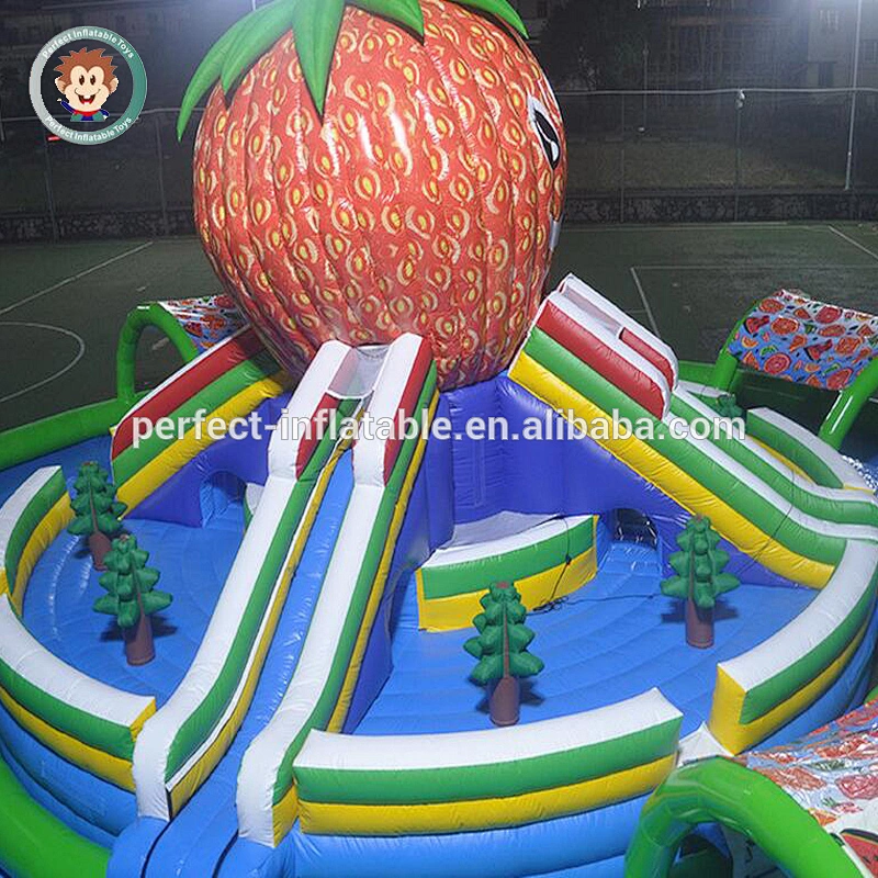 20m*20m*8m newest design slide pool amusement park inflatable water park equipment