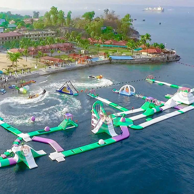Perfect Toys Hot sale Customized Size Inflatable Water Park Water Games Equipment For Fun